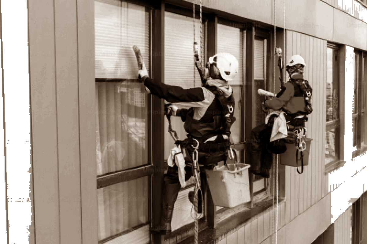 ועד בית ישראל סנפלינג עבודות בגובה