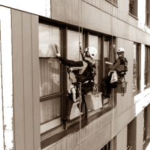 ועד בית ישראל סנפלינג עבודות בגובה